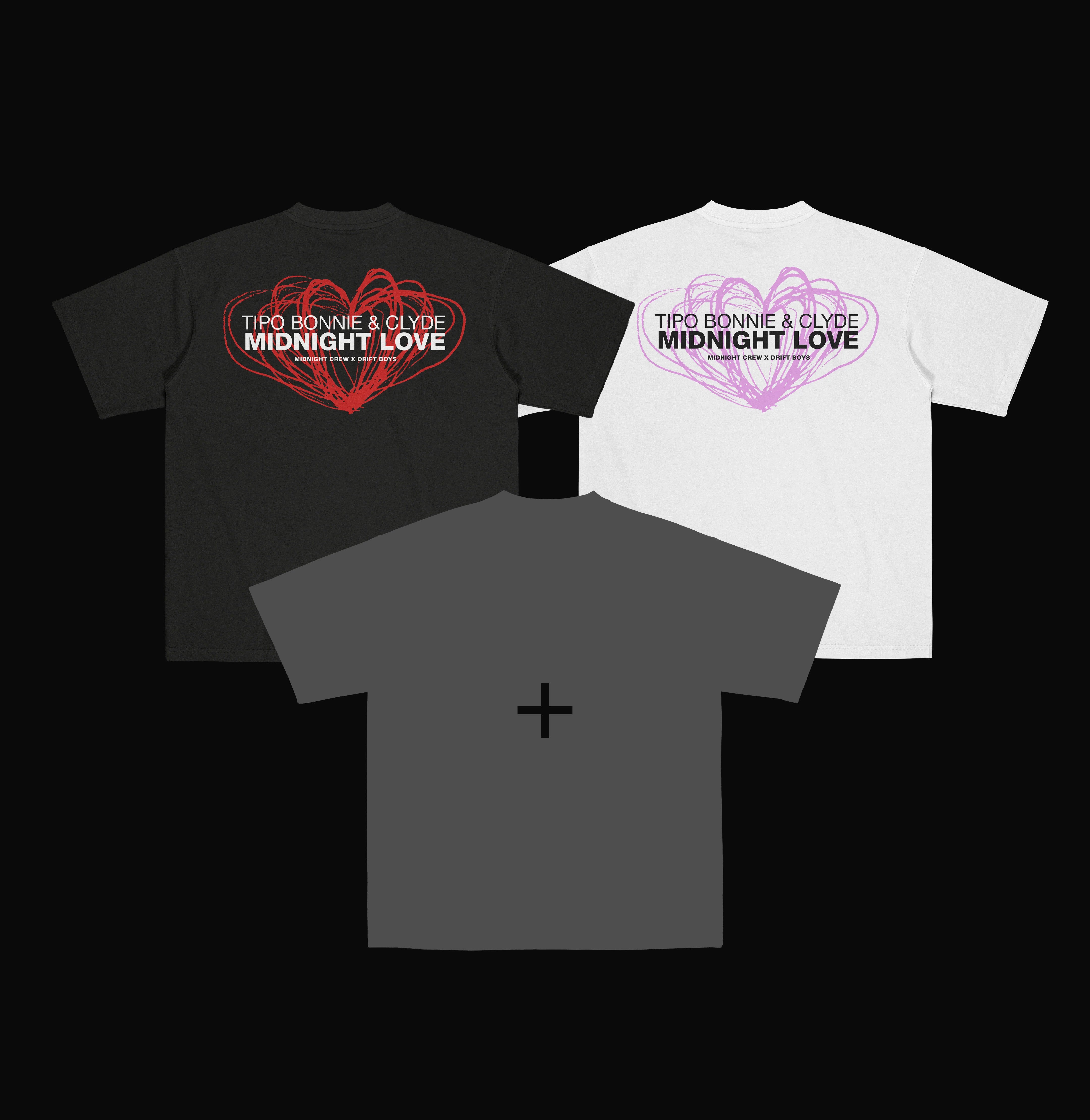 Camisetas Midnight Love - Pague 2 Leve 3