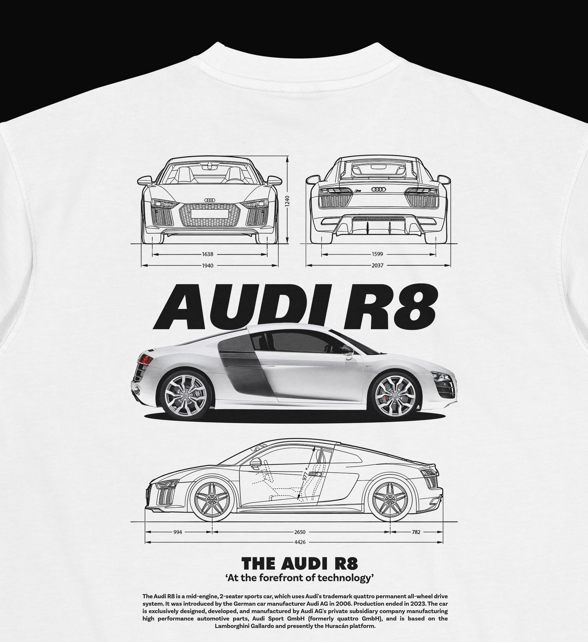 Camiseta Audi R8