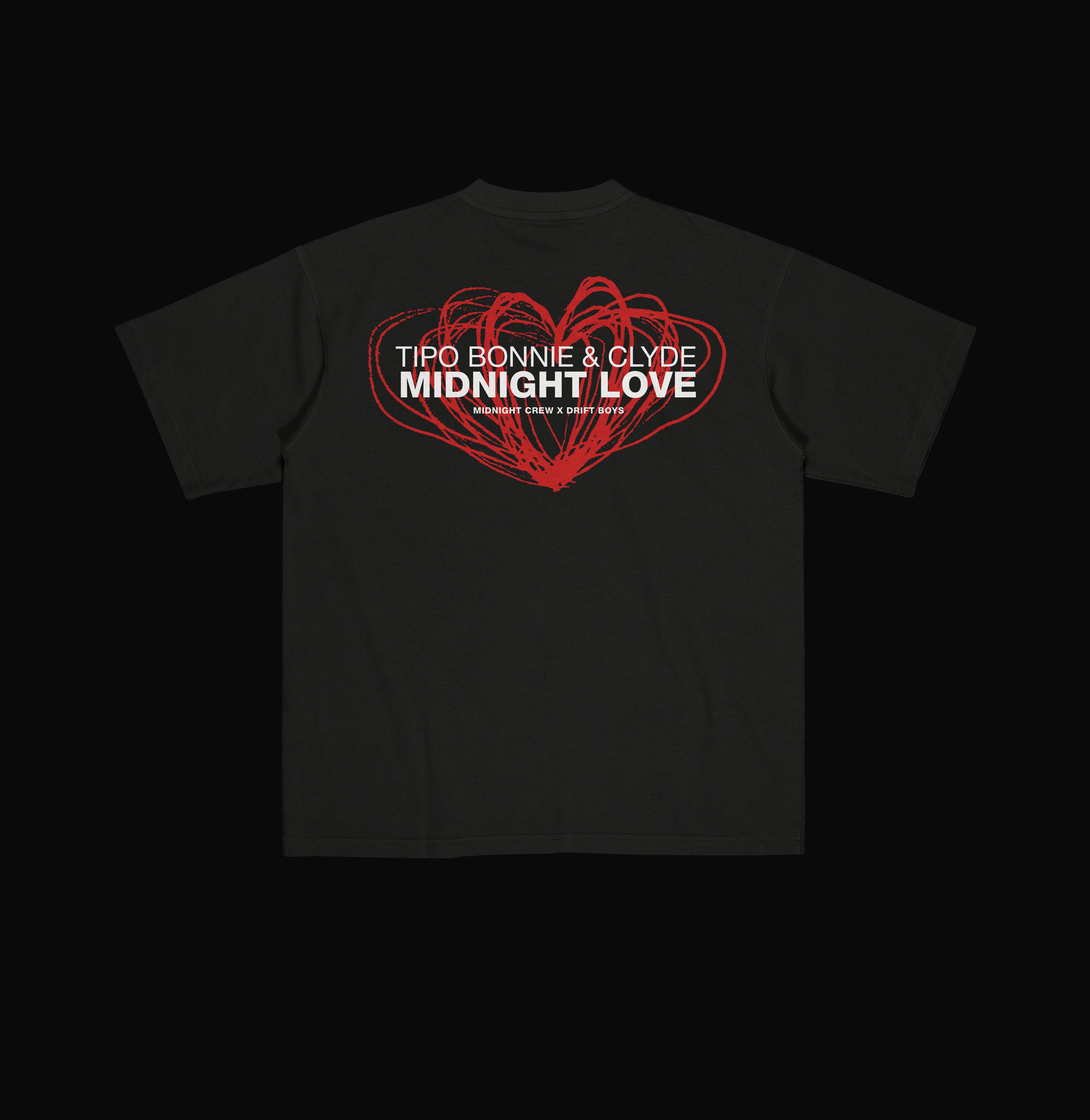 Camiseta Midnight Love Preta