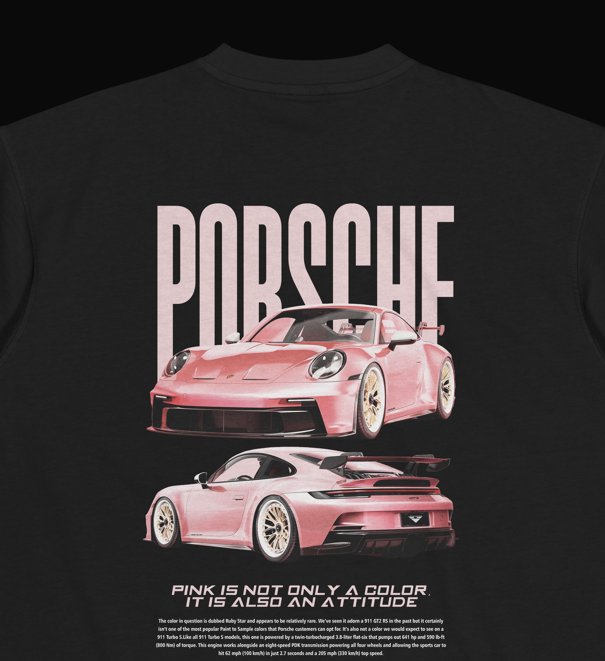 Camiseta Pink Porsche