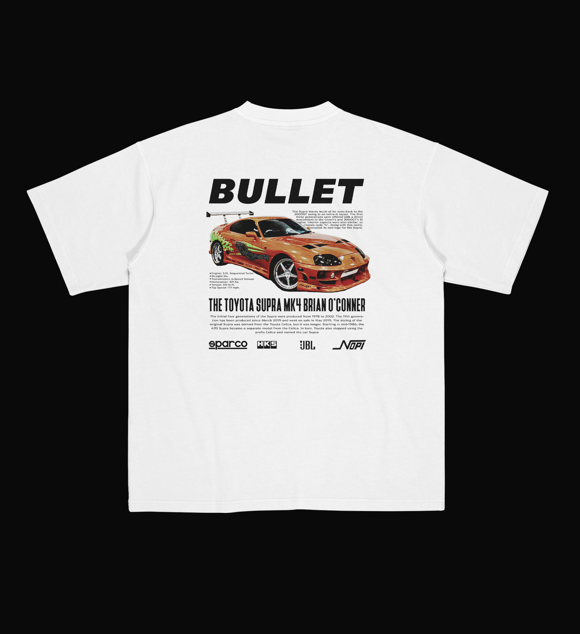 Camiseta Bullet Supra MK4