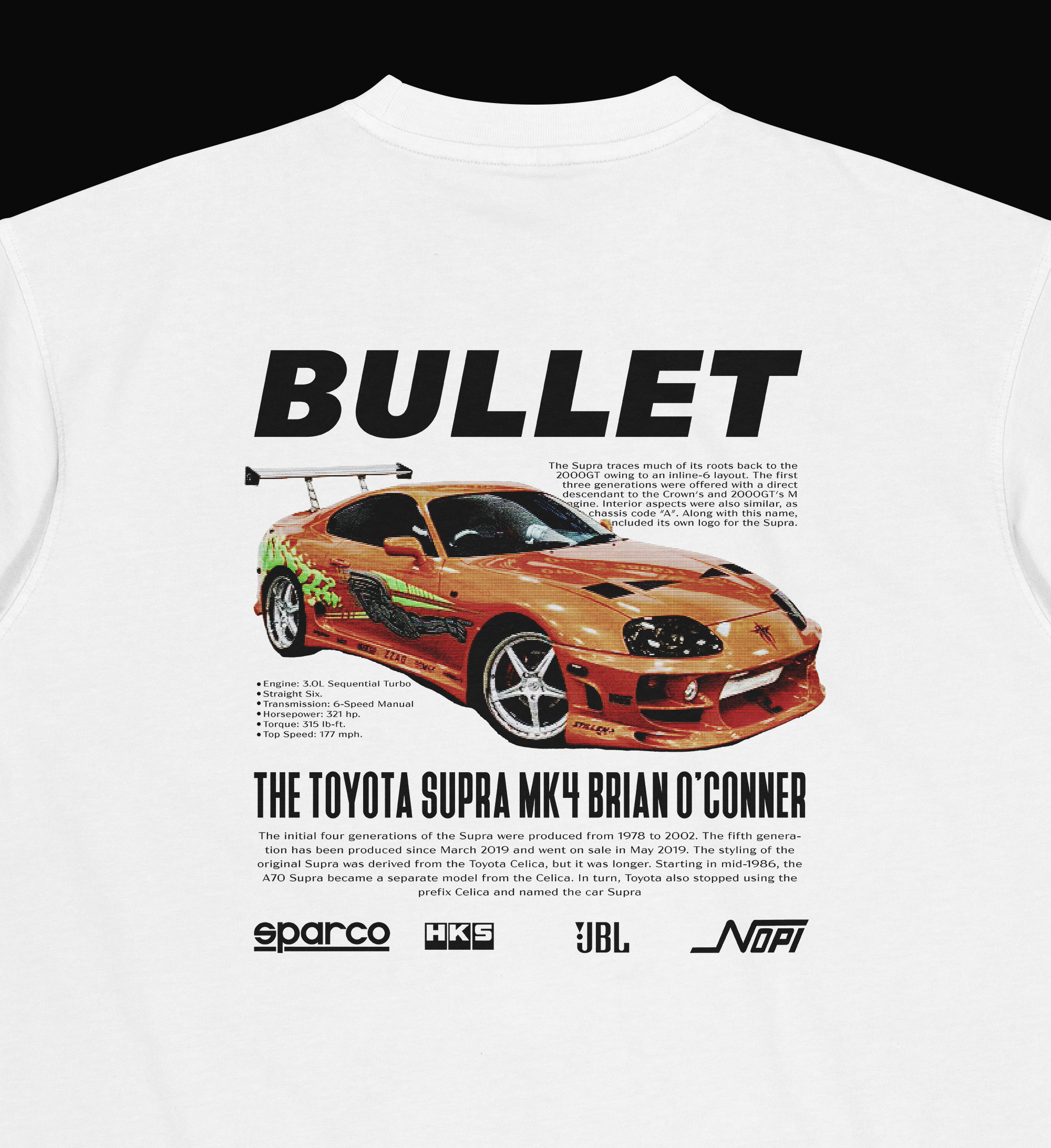 Camiseta Bullet Supra MK4