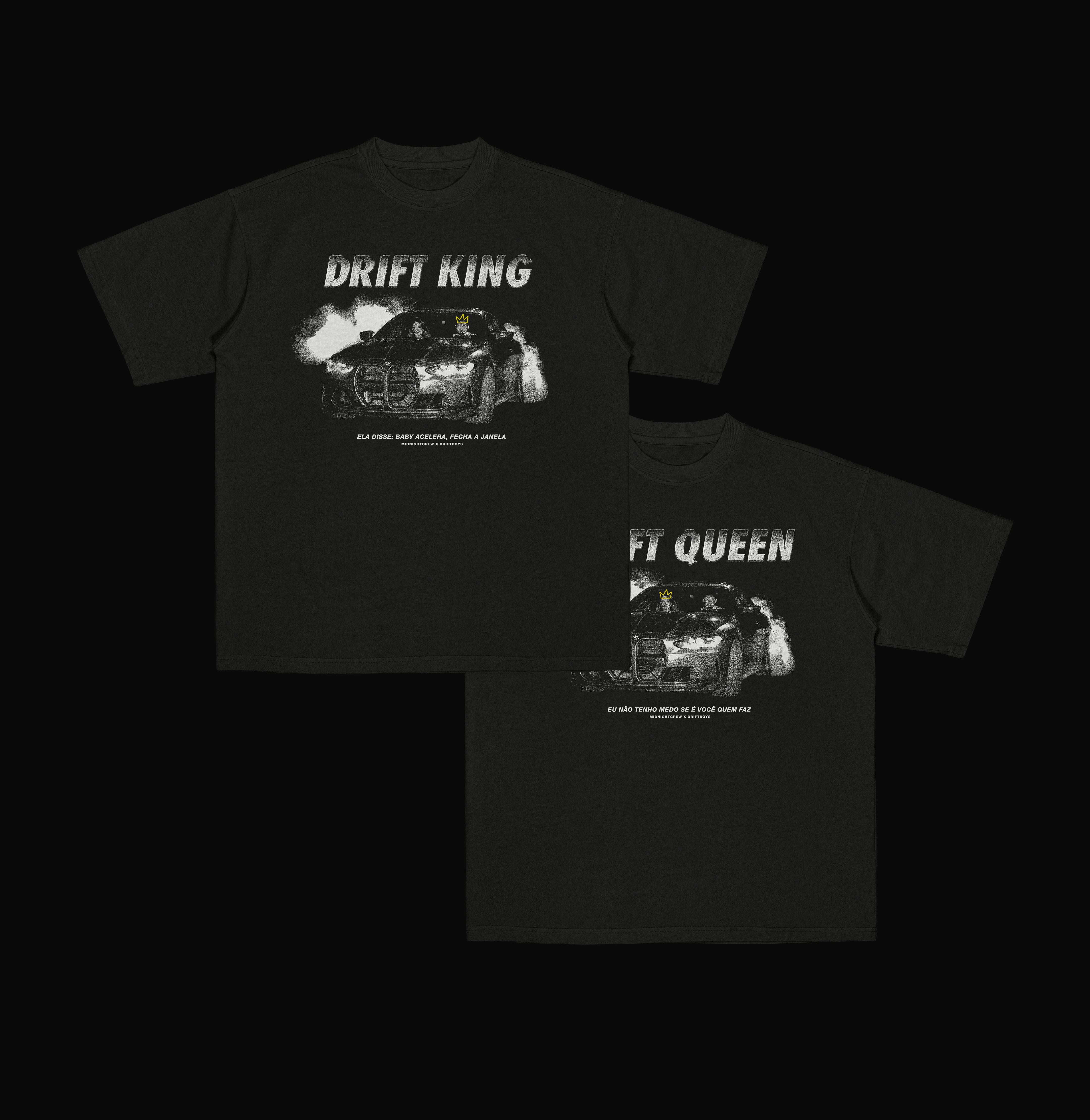 Kit Camisetas Drift King & Queen