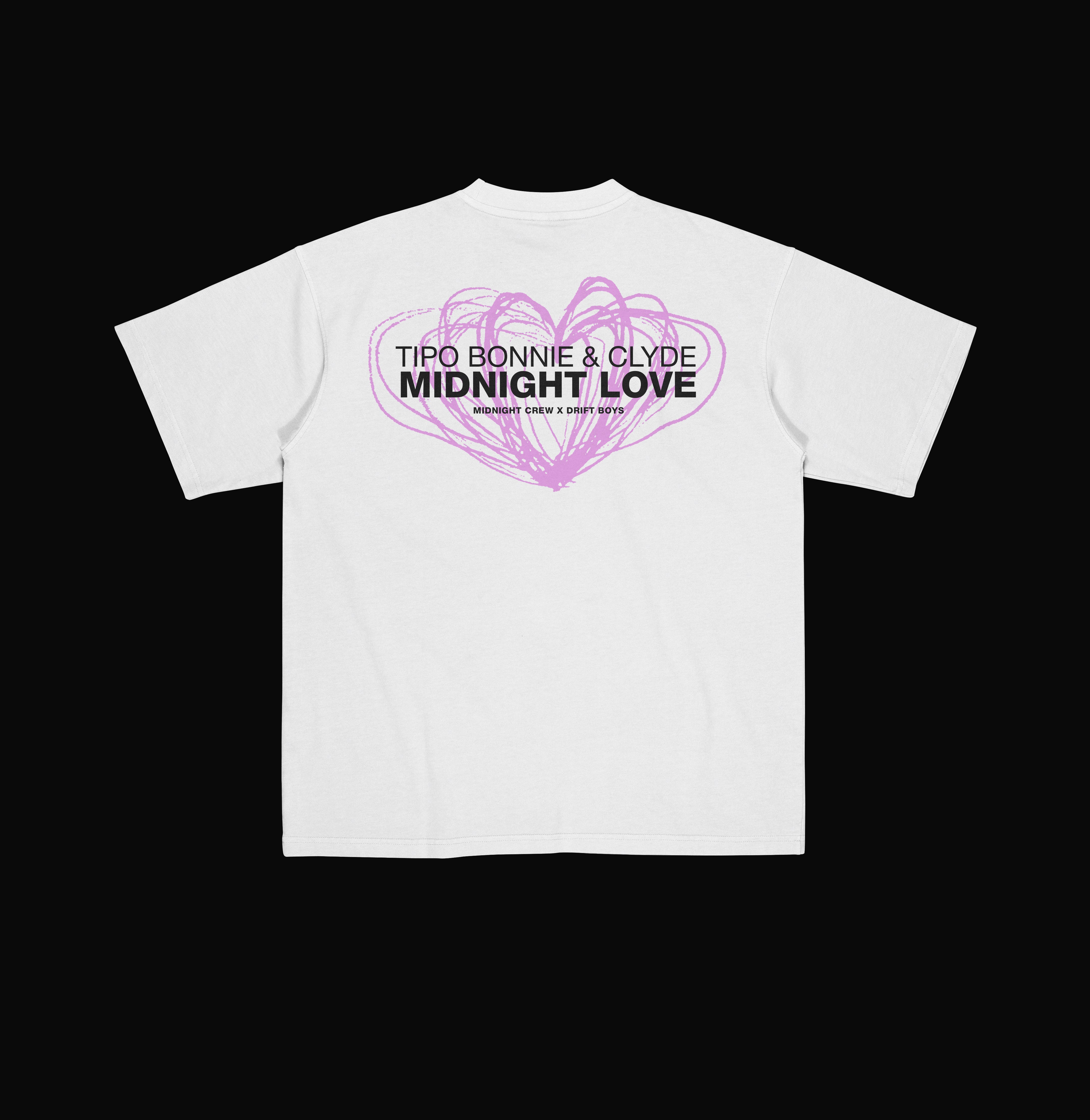 Camiseta Midnight Love Branca