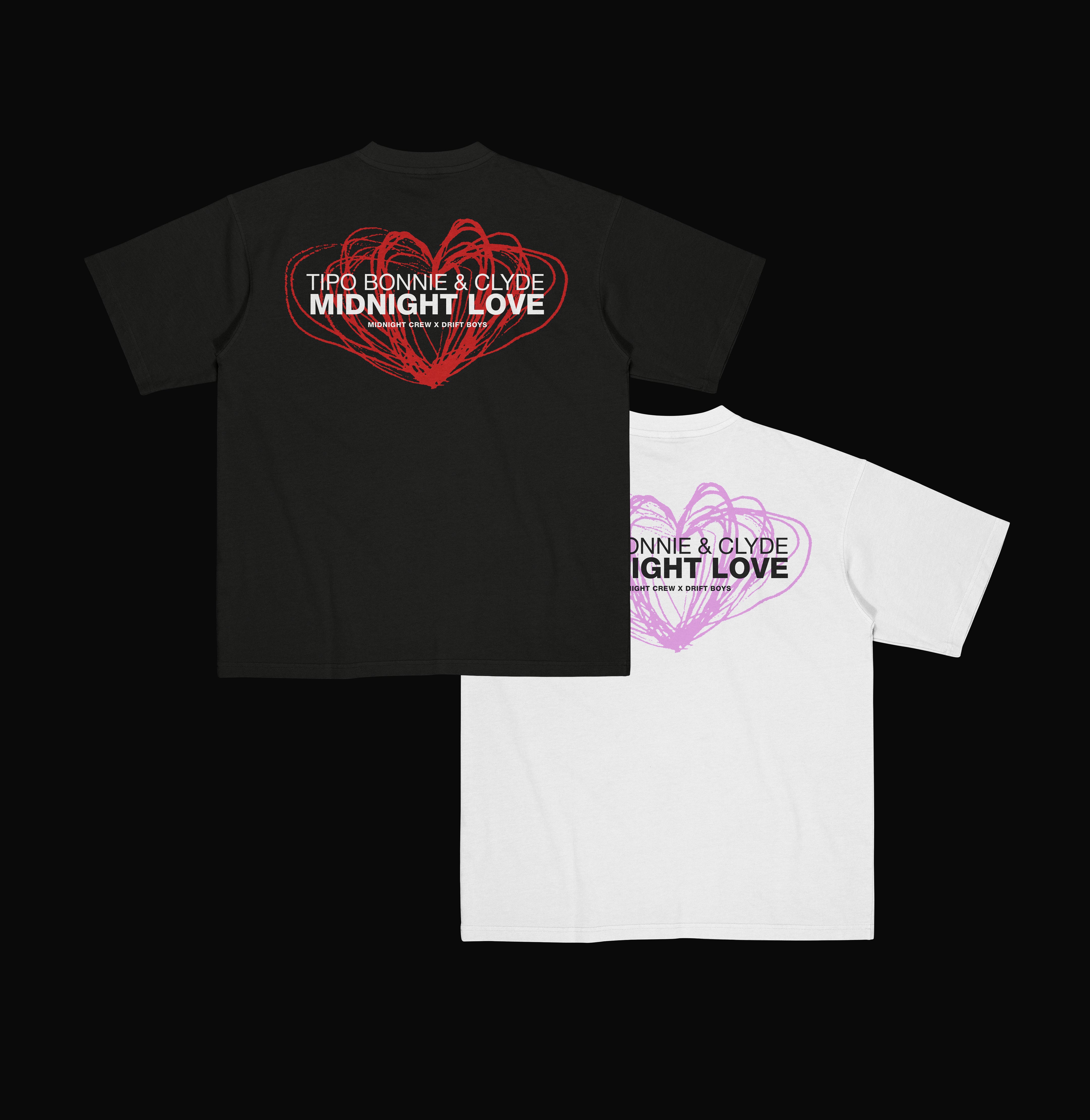 Kit Camisetas Midnight Love