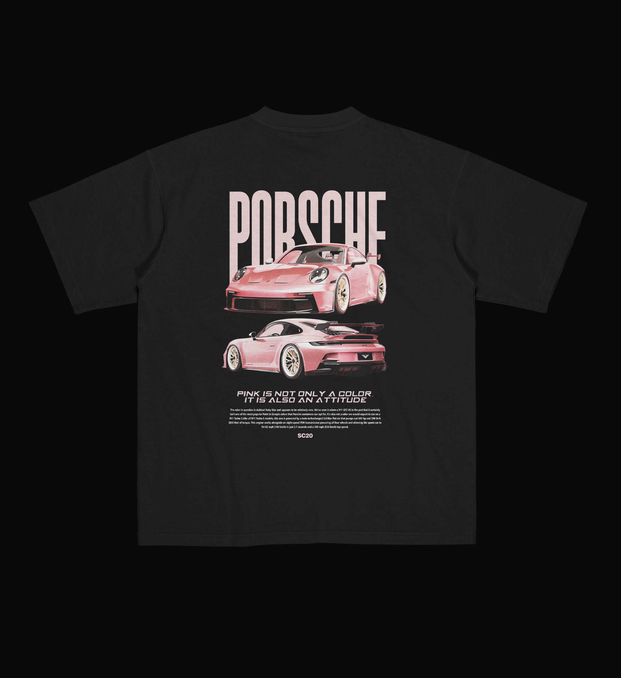 Camiseta Pink Porsche