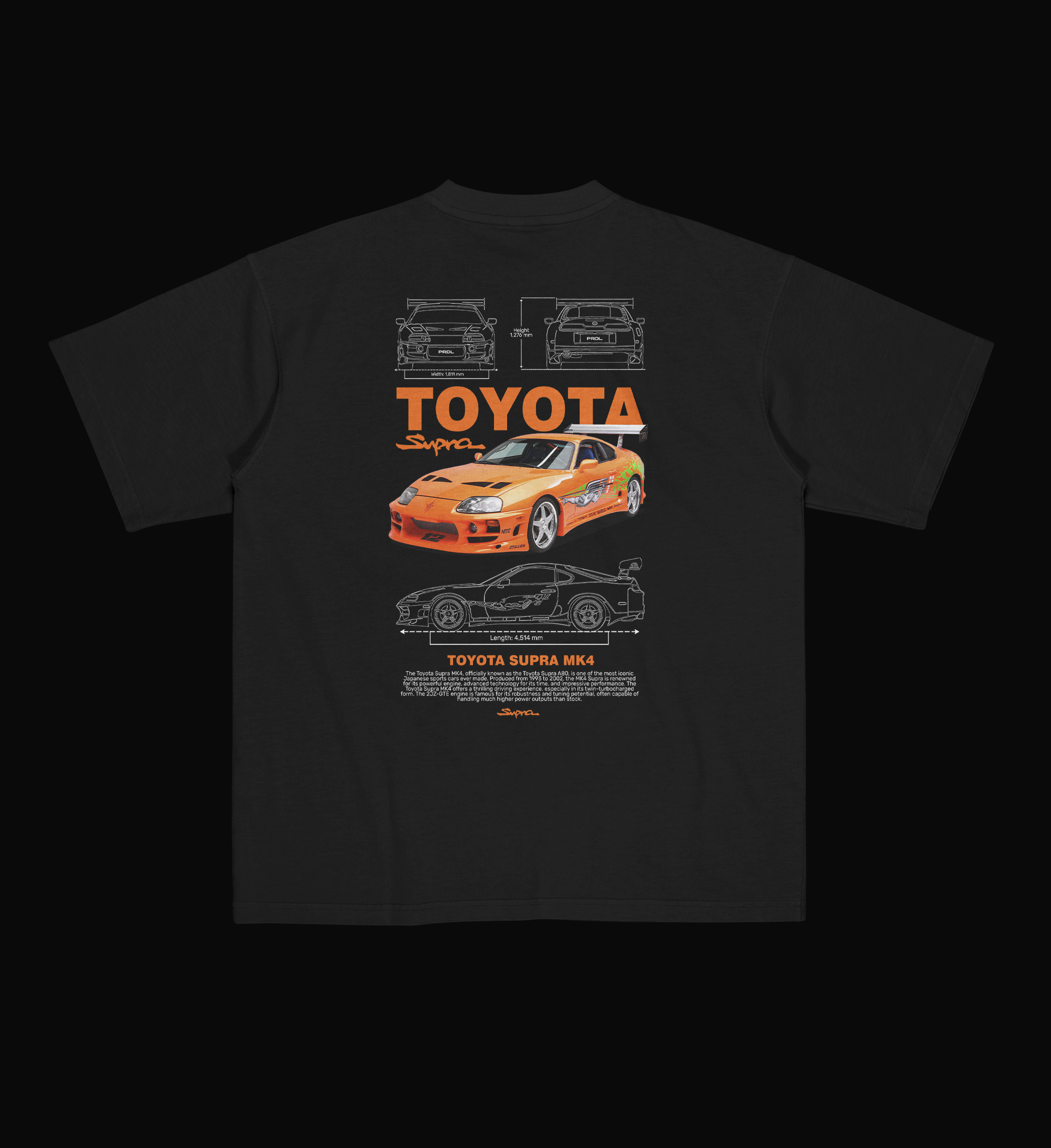 Camiseta Supra MK4 Brian O'Conner